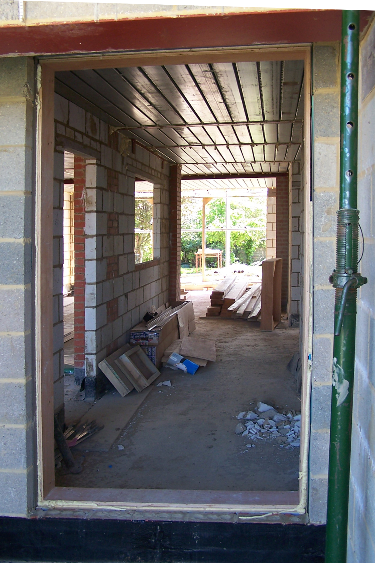 Construction phase - hallway