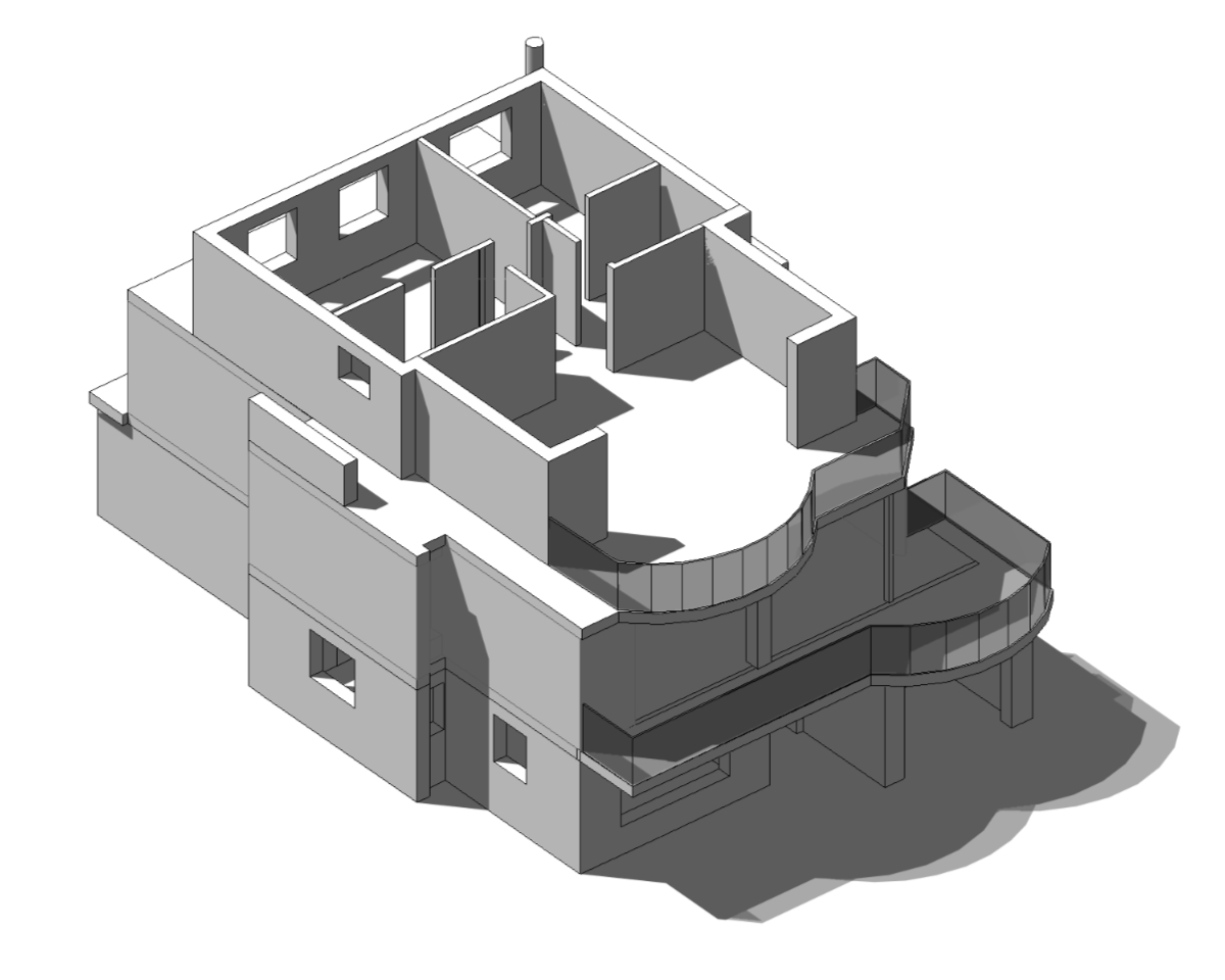 Top floor isometric computer generated view