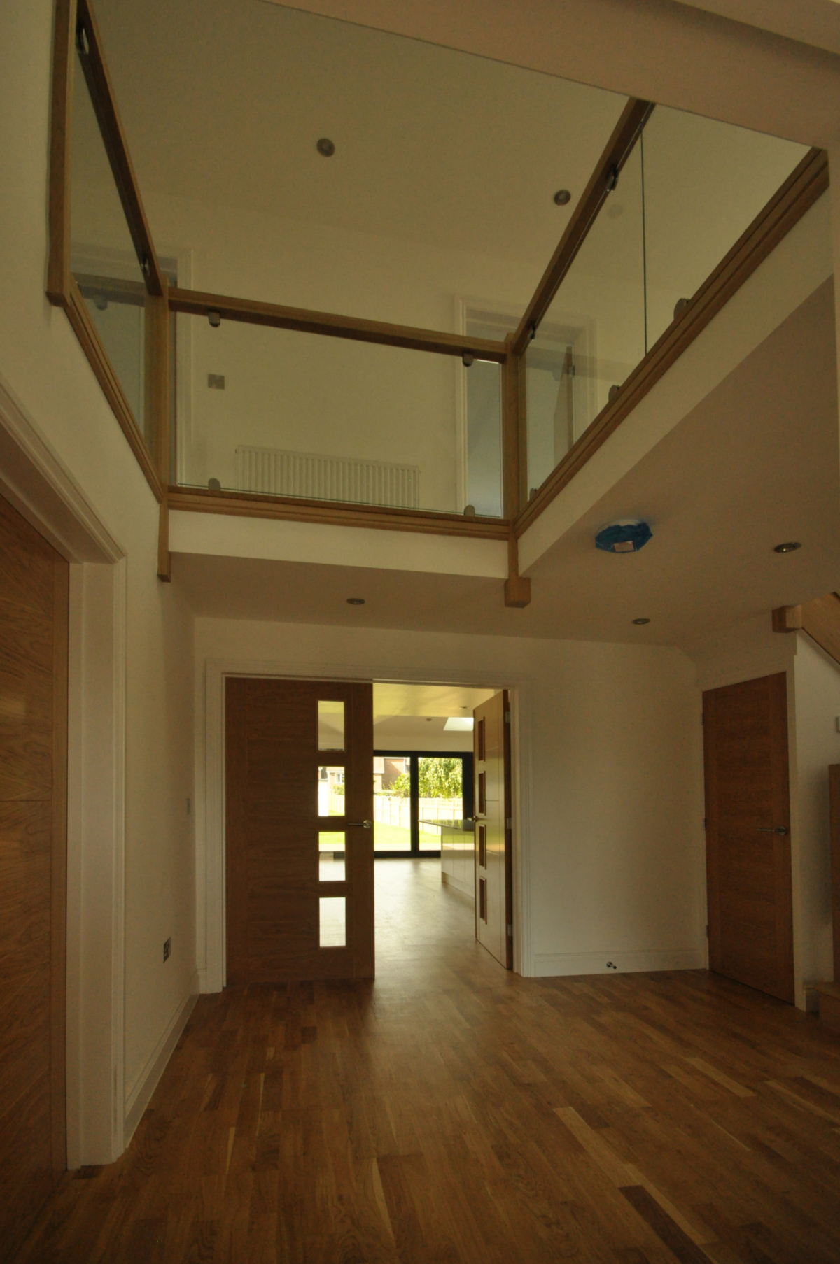 Entrance hall with gallery landing above