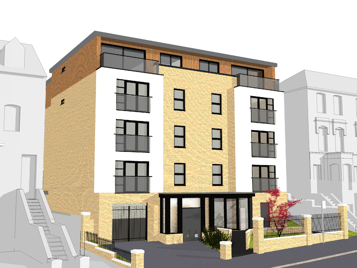 10 apartments with undercroft parking