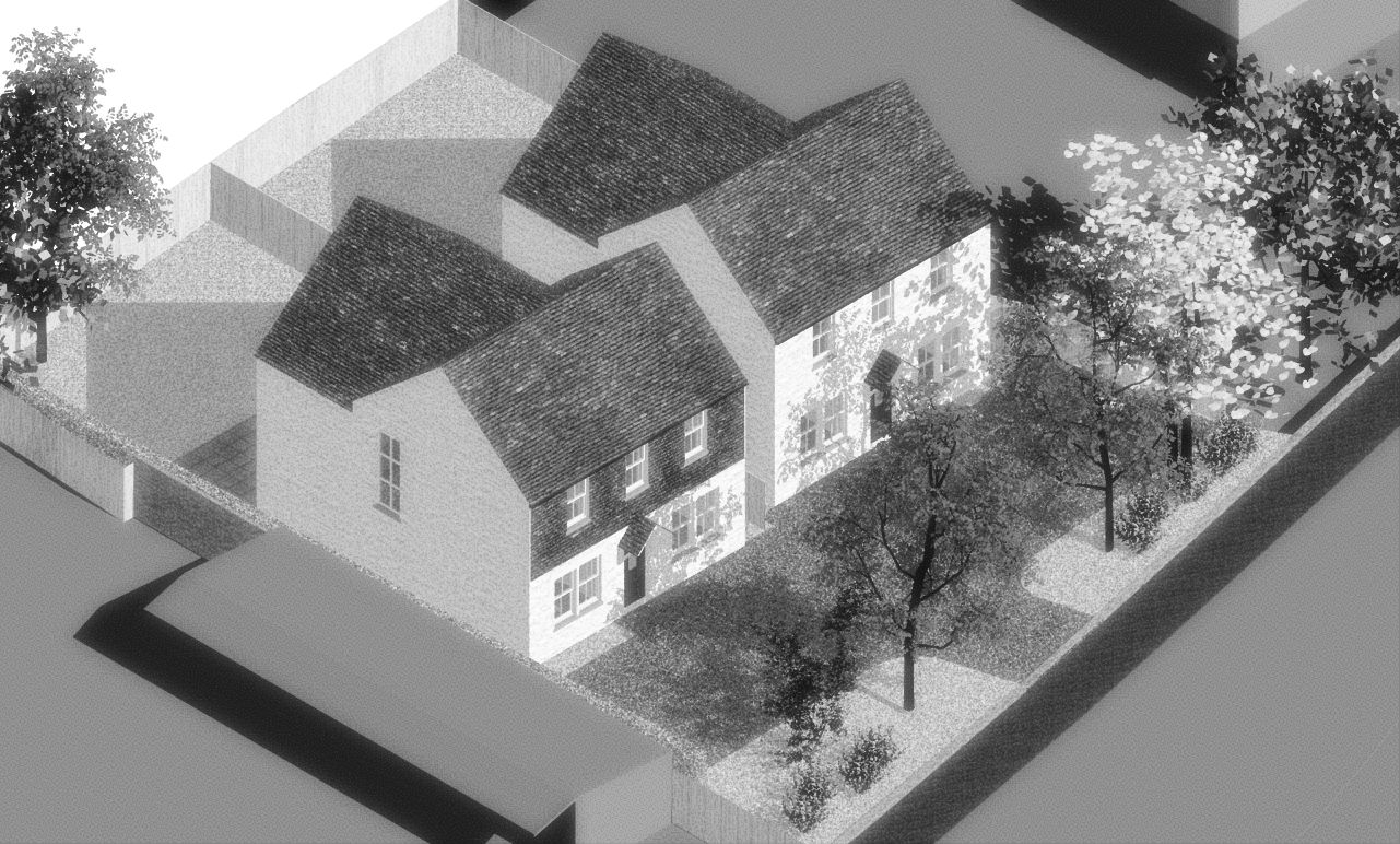 2 House scheme in semi-rural area